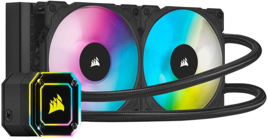 CORSAIR iCUE H100i ELITE CAPELLIX All in One 240mm Liquid CPU Cooler