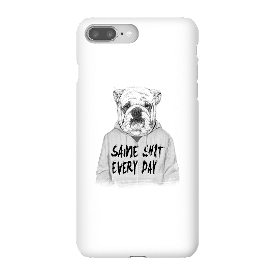 Balazs Solti Same Shit Every Day Phone Case for iPhone and Android - iPhone 8 Plus - Snap Case - Matte