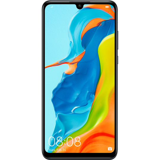 (Tesco Mobile, Midnight Black) Huawei P30 Lite Dual Sim | 128GB | 4GB RAM