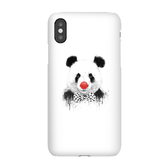 Balazs Solti Red Nosed Panda Phone Case for iPhone and Android - iPhone X - Snap Case - Matte