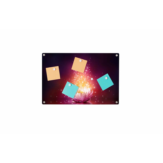 Fireworks Magnetic Wall Mounted Photo Memo Board