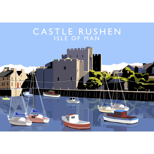 Castle Rushen 2 by Richard O'Neil - Graphic Art Print on Paper