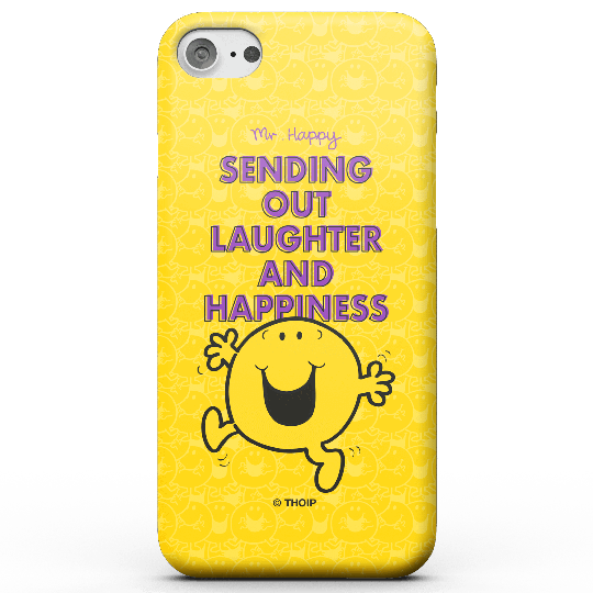 Mr Men & Little Miss Mr. Happy Sending Out Laughter And Happiness Phone Case for iPhone and Android - iPhone 5/5s - Snap Case - Matte