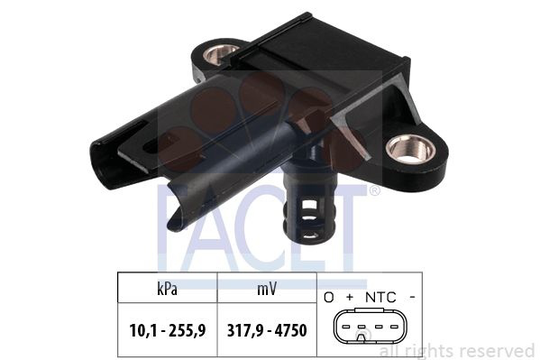 Air Pressure Sensor, height adaptation Made in Italy - OE Equivalent 103161