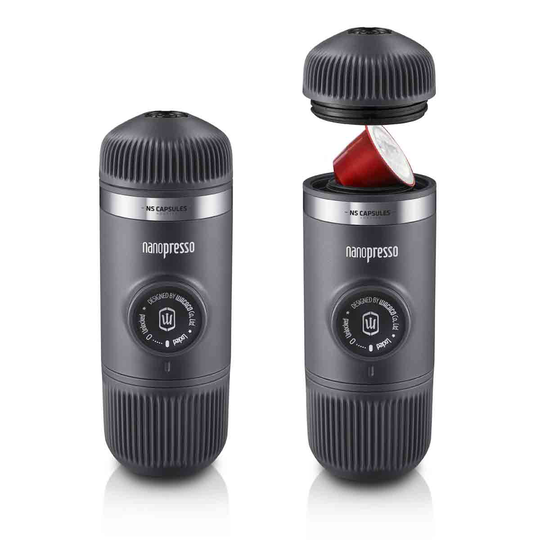 Wacaco Nano-grey-ns Nanopresso And Nespresso Adaptor - Grey