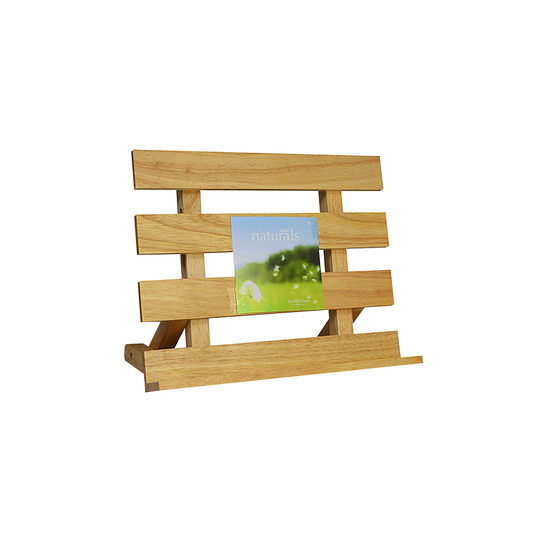 Adjustable Wooden Cook Book Stand ipad Tablet Holder 4cm High