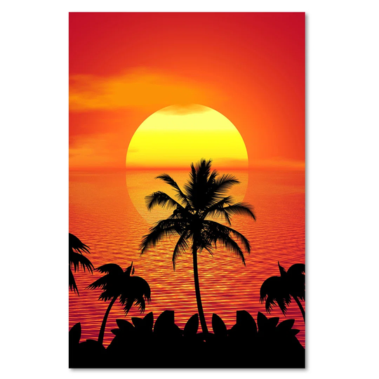 Canvas Print, Orange Landscapes 16409