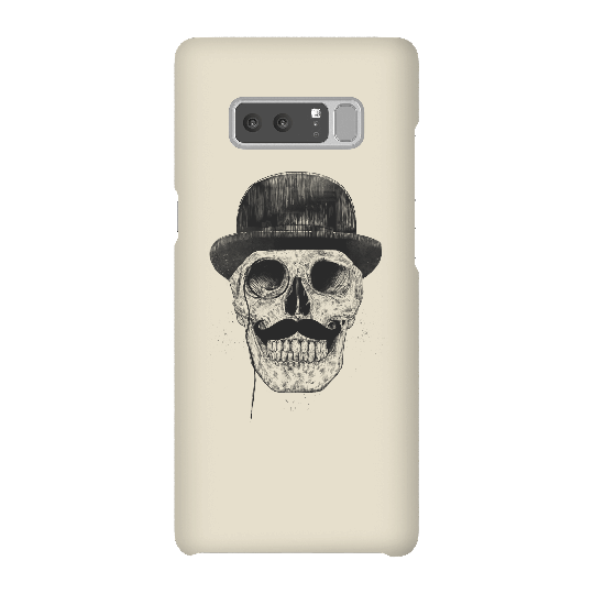 Balazs Solti Monocle Skull Phone Case for iPhone and Android - Samsung Note 8 - Snap Case - Gloss