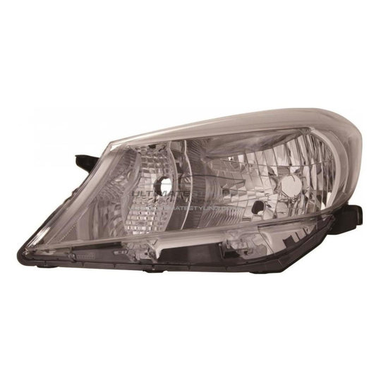 Toyota Yaris Mk3 Hatchback 2011-11/2014 Grey Trim Headlight Lamp Passenger Side