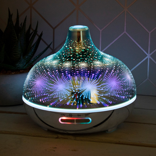 Ultrasonic Humidifier with Bluetooth Speaker & Aroma Diffuser in Sparkling Stars