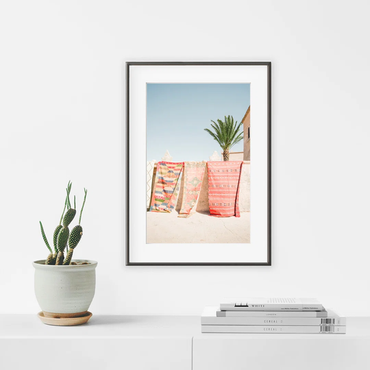 Moroccan Rugs - Picture Frame Photograph Print on Paper
