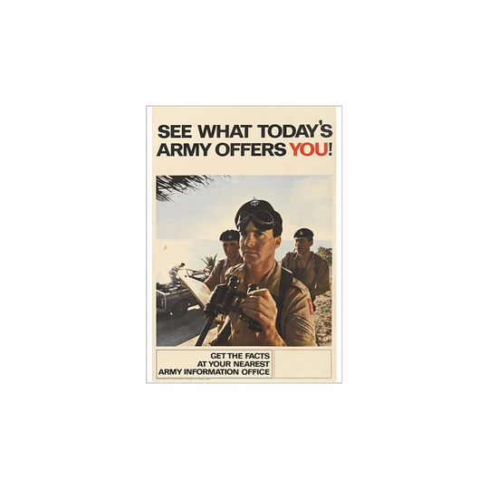 (A2 (59x42cm)) Army Recruitment Poster, 1960s (Poster Print)