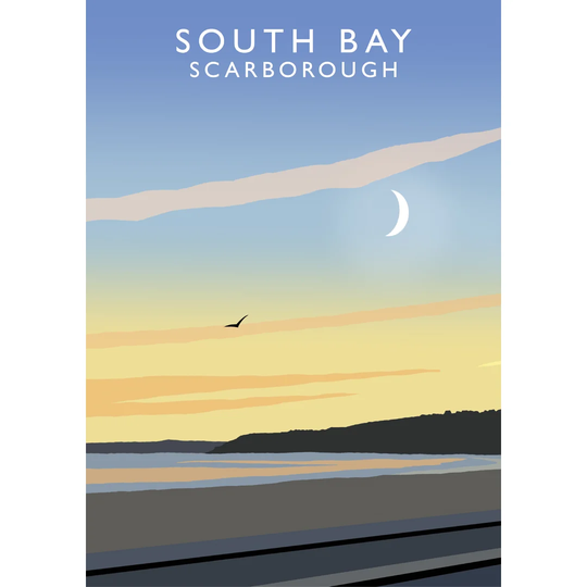 South Bay Scarborough by Richard O'Neil - Graphic Art Print on Paper