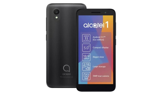 Alcatel 1 2021 8GB Smartphone - Grey
