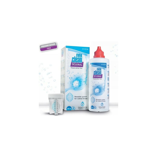Avizor Ever Clean Scleral 300ml contact lens solution plus tablets