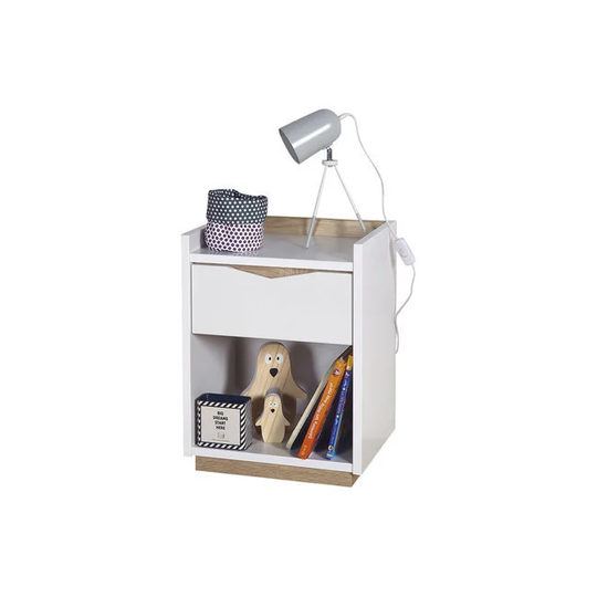 Demeri 1 Drawer Bedside Table