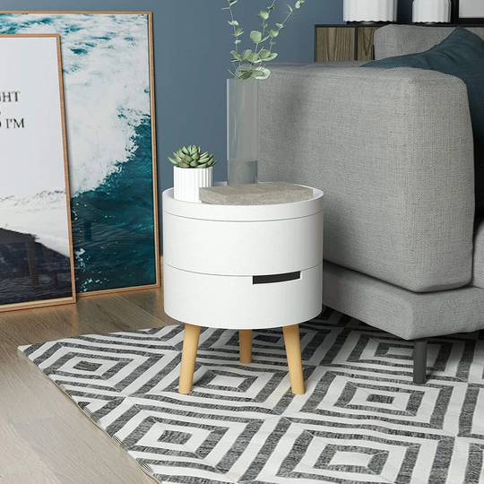 Kensington 2 Drawer Bedside Table