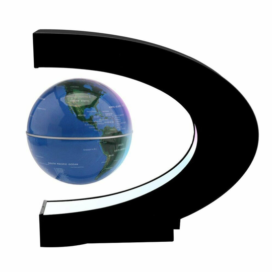 Magnetic Levitation Anti Gravity Floating World Globe Map LED Light Decoration