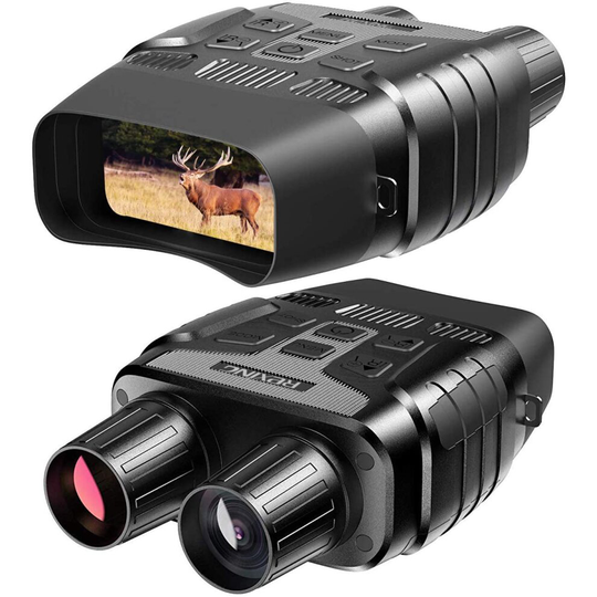 REXING B1 Night Vision Goggles Binoculars w/ LCD Screen, Infrared (IR) Digital Camera,Dual Photo+Video Recording for Spotting,Hunting up to 300 Meters