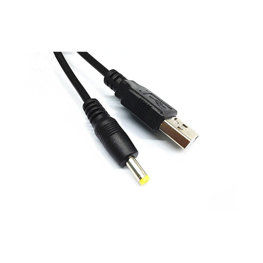 USB-A to DC 5v 4.0mm/1.7mm power adapter cable lead 100cm charger for