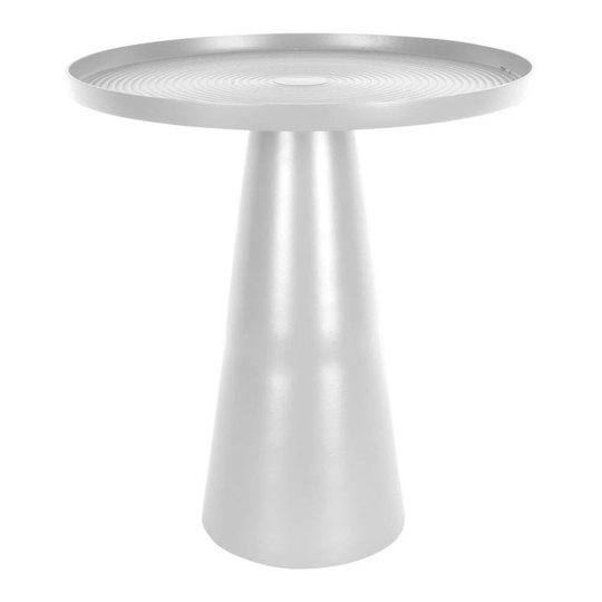 Force Aluminum Side Table 40 X 43 Cm Ivory