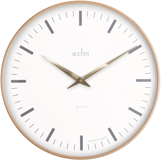 Bonde XL 41cm Bent Wood Wall Clock