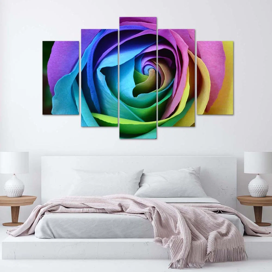 Rose Flower Coloured