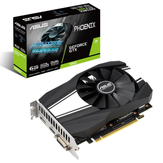 ASUS GeForce GTX 1660 6GB Phoenix Fan Edition Graphics Card