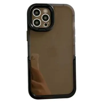 Dual Kickstand iPhone 14 Pro Max Hybrid Case - Black