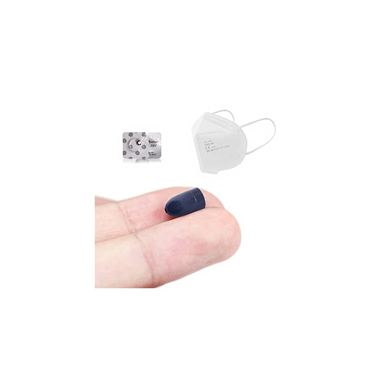 Spy Earpieces PingaOculto Wireless Mini Hidden Headset Invisible Hearing In Ear with Microphone for Phone Call and Recordings Vip Pro (Mask Spy