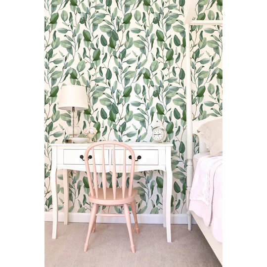 Walllpaper Roll 208X146cm Wallpaper Material With Print Mural Decoration Kitchen Livingroom Bedroom - Eucalyptus Leaves Flowers Leaf Botanical