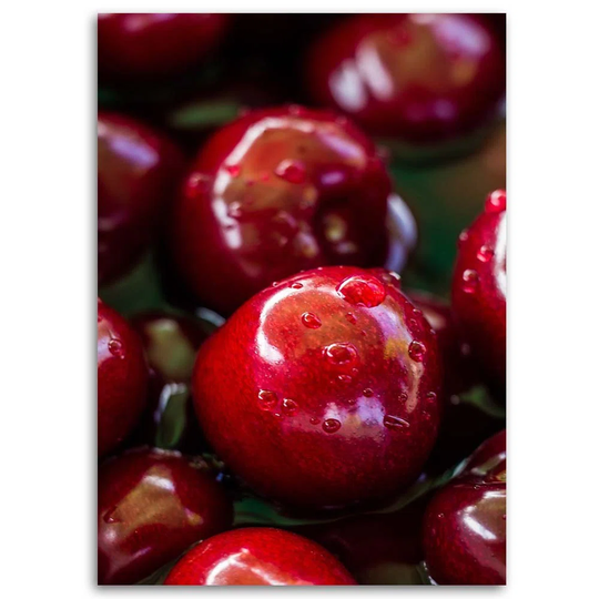 Canvas Print Cherries Fruit Red