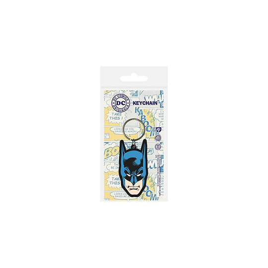 Pyramid International Batman Head Rubber Keychain, Multi-Colour, 4.5 x 6 cm