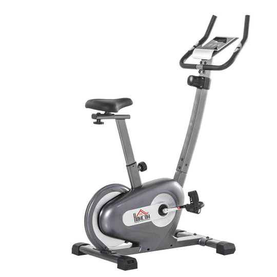 HOMCOM 10-level Adjust Indoor Magnetic Exercise Bike Cardio Workout Bike Trainer