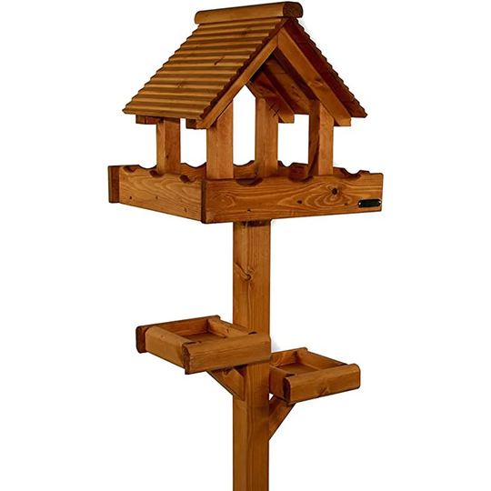 Riverside Woodcraft Triple Platform Large Bird Table