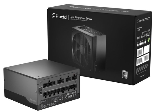 Fractal Design ION+ 2 Platinum 560 Watt Fully Modular Power Supply/PSU