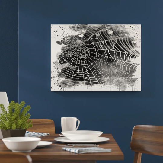 'Spider Cobweb' Graphic Art Print Poster