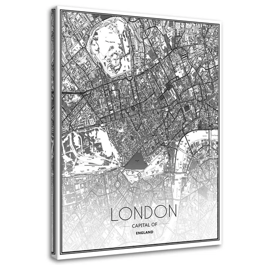 Canvas Print City Map London