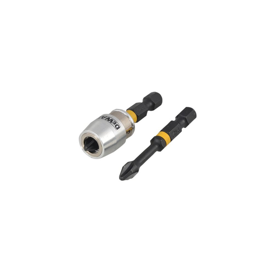 DeWalt DT70536T-QZ Impact Torsion 2 x PH2 50mm and Magnetic Screwlock Sleeve