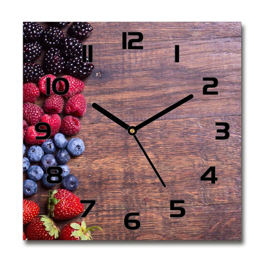 Hassie Forest Fruits Silent Wall Clock
