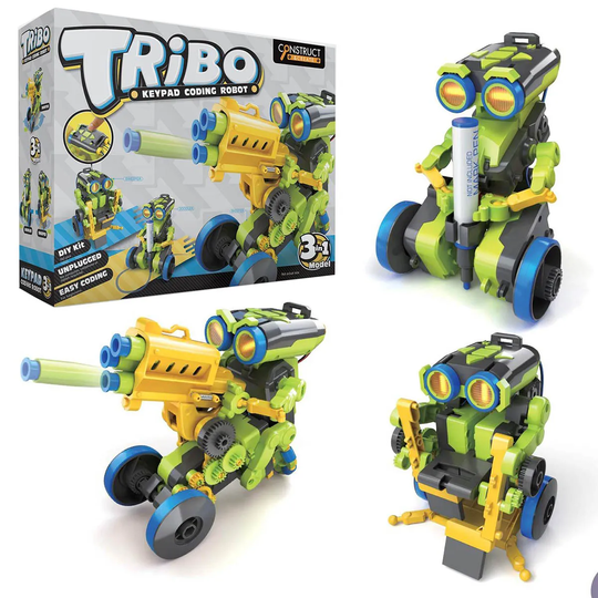 Construct & Create Tribo 3 in 1 Keypad Coding Robot