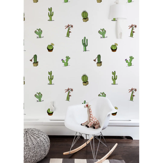 Lambros Cute Cactus Pots Different Types of Cacti Wallpaper