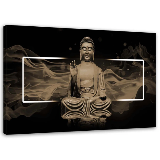 Canvas Print Brown Buddha Zen Spa