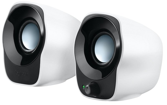 Logitech Z120 White USB Powered Speakers