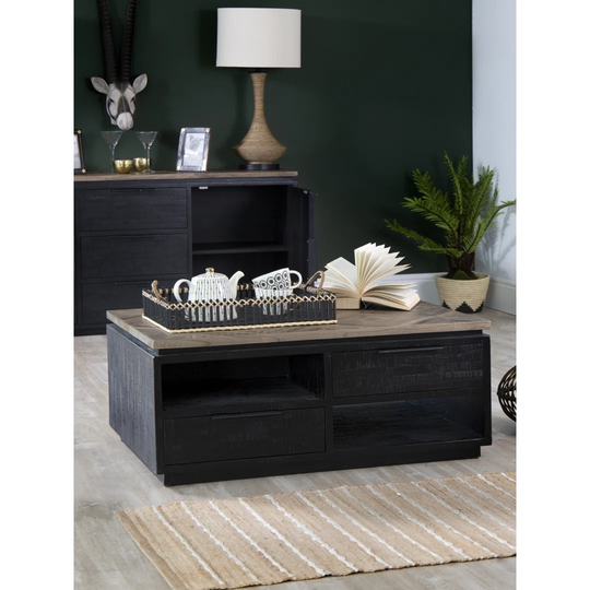 Paxtonville Solid Wood Solid Coffee Table with Storage