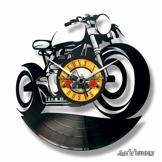 Ride Vinyl for Those Who Love Cafe Racer and Bobber Motorbikes 30cm Silent Wall Clock