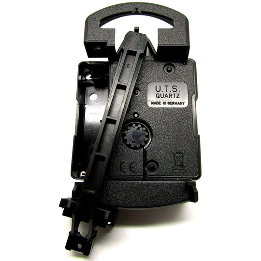 New Replacement Quartz German UTS Euroshaft Clock Pendulum Movement Mechanism (11mm Shaft - Suitable for Clock Faces 2mm Thick)