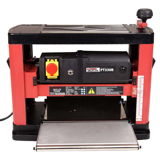 Lumberjack Portable Bench Top Planer Thicknesser 330Mm