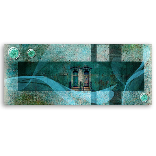 Canvas Print, Green Abstraction 16888