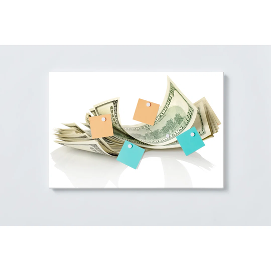 Dollar Magnetic Wall Mounted Cork Board